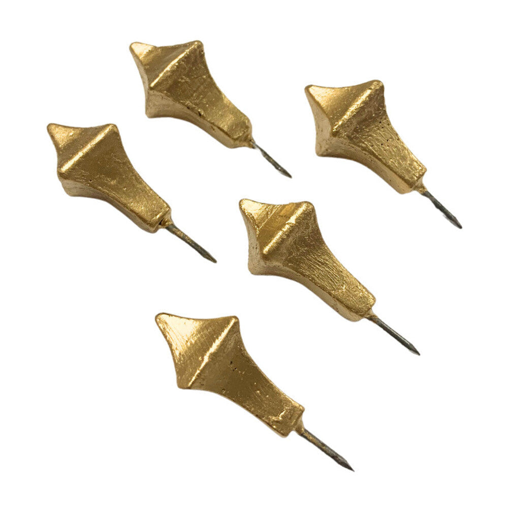 Gold Incensed Paschal Nail Set - Pk of 5