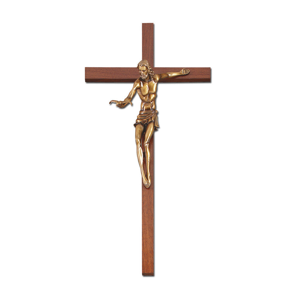 22" Walnut Gift Of The Spirit Crucifix Style JC6088L