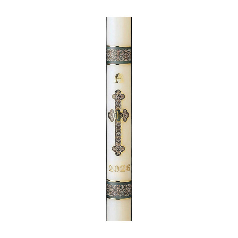 Budded Cross Paschal Candle