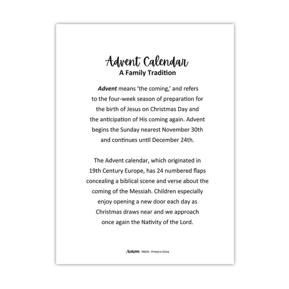 Advent Candles Calendar