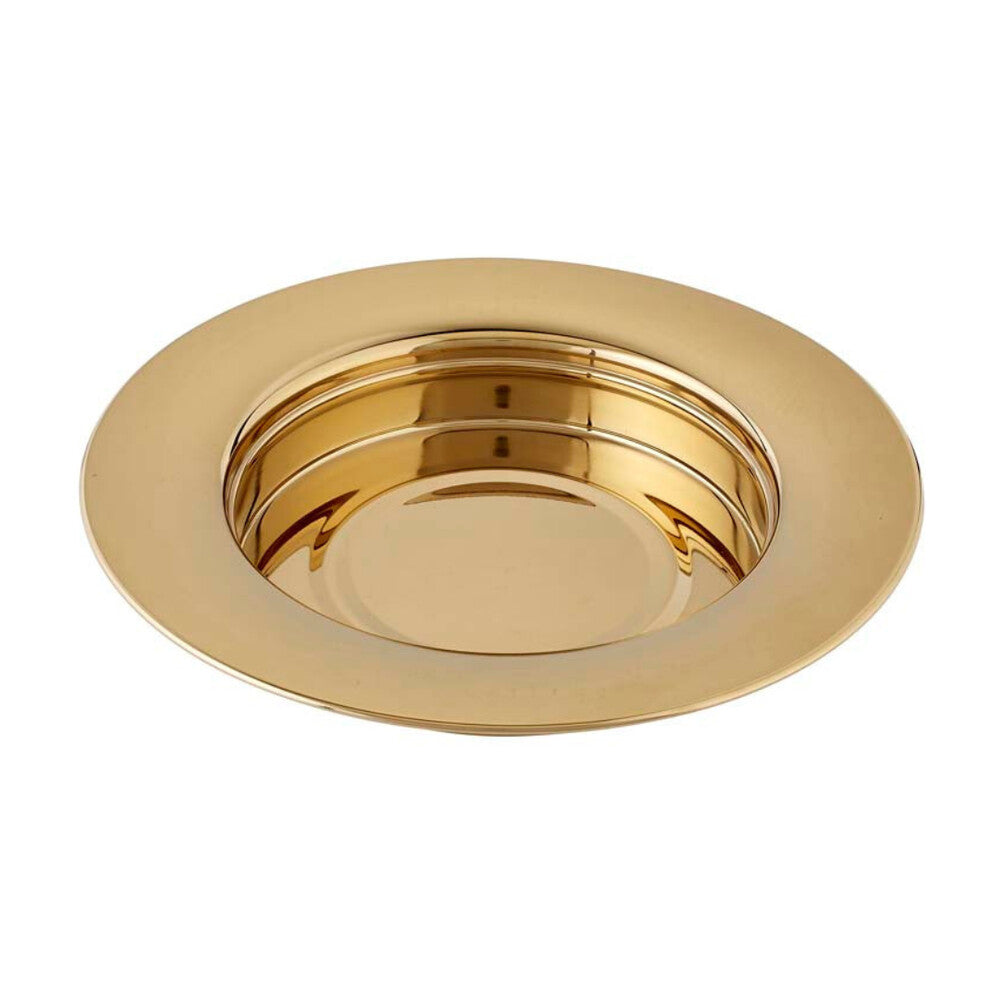 Brass Finish Stacking Bread Plate