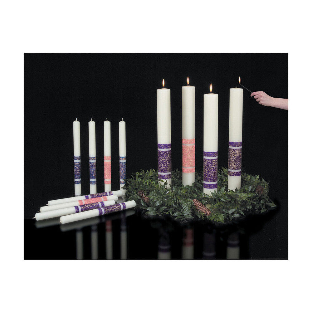 Artisian Wax Advent Candles