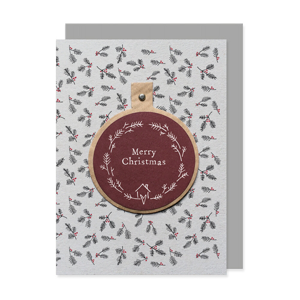 Bauble Christmas Cards Pack of 2