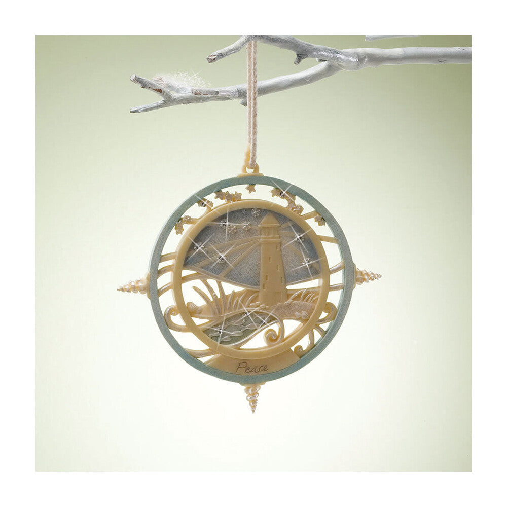 Lighthouse Points the Way Christmas Hanging Ornament