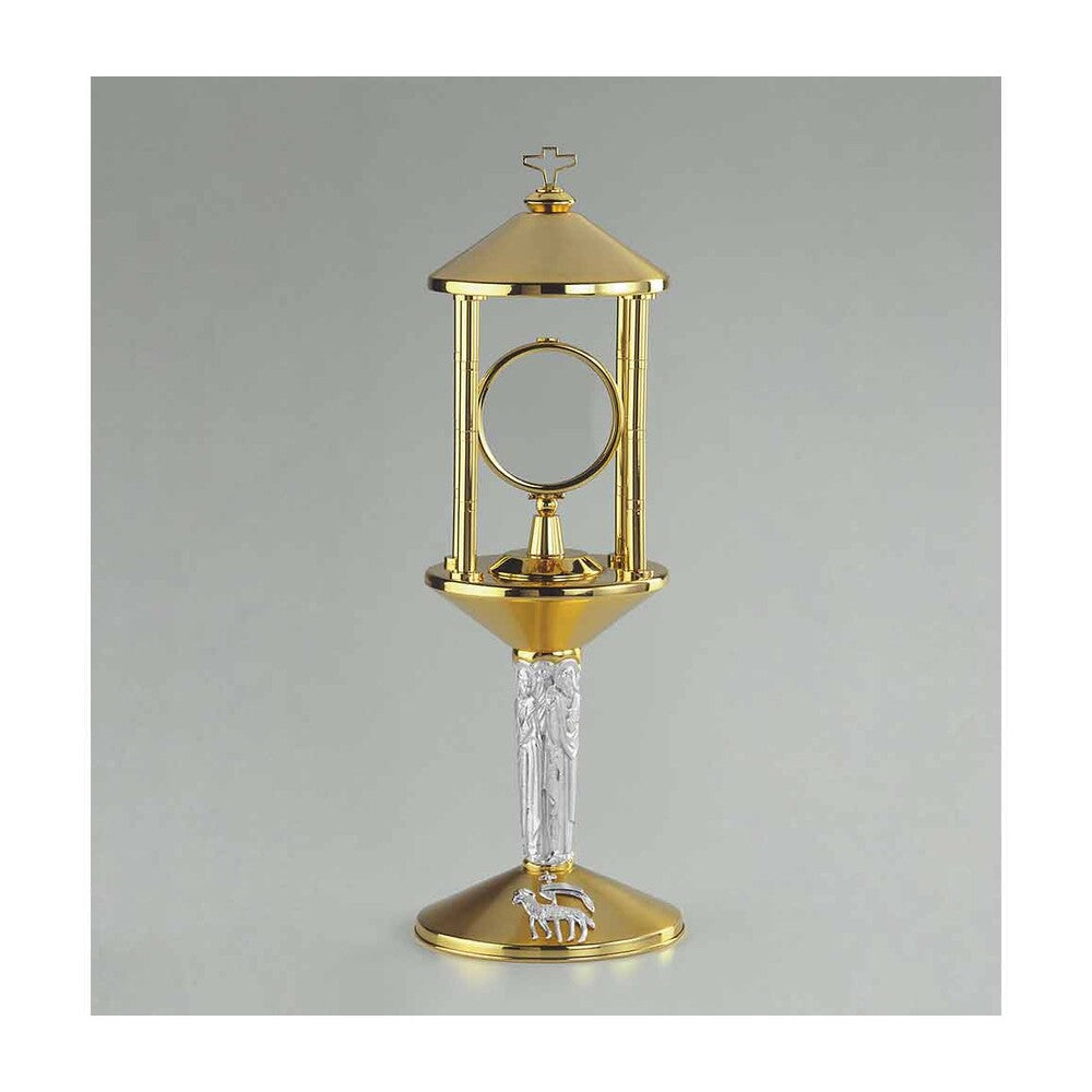 17" High Silver & Gold Plated Monstrance
