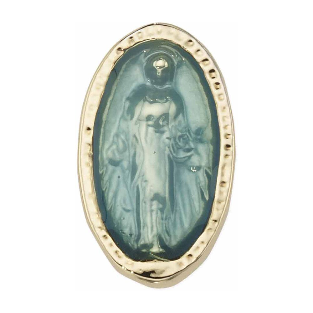 Miraculous Lapel Pin with Blue Enamel Fill