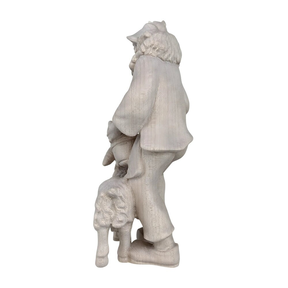 Shepherd with Goat and Kid - Maple Wood