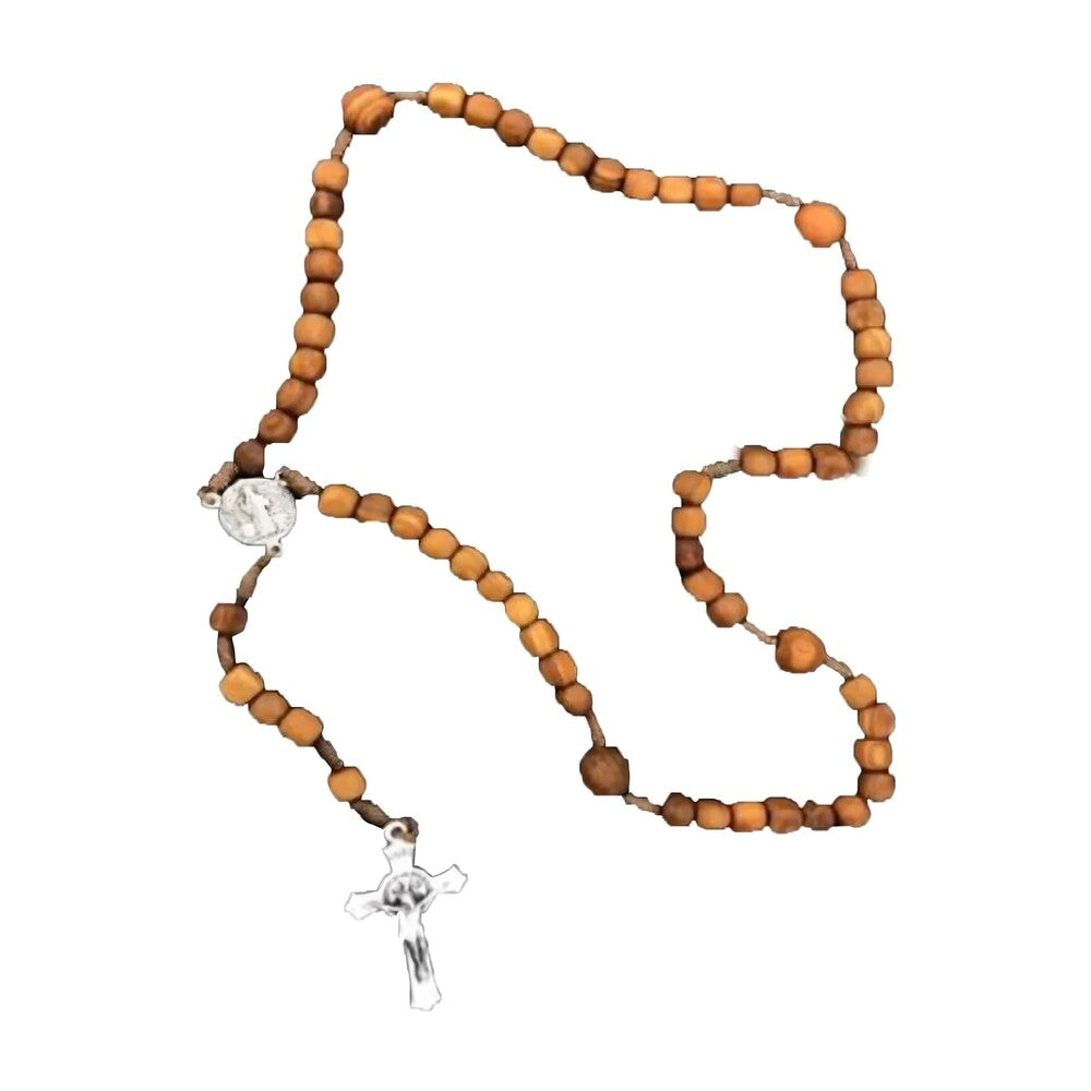 Long Rosary in Olive wood 14 inch