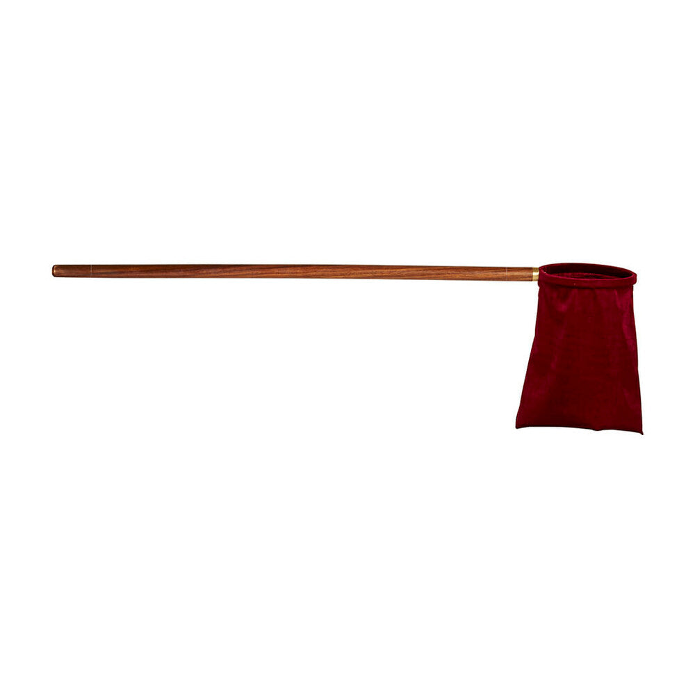 Offering Bag with Long Wooden Handle