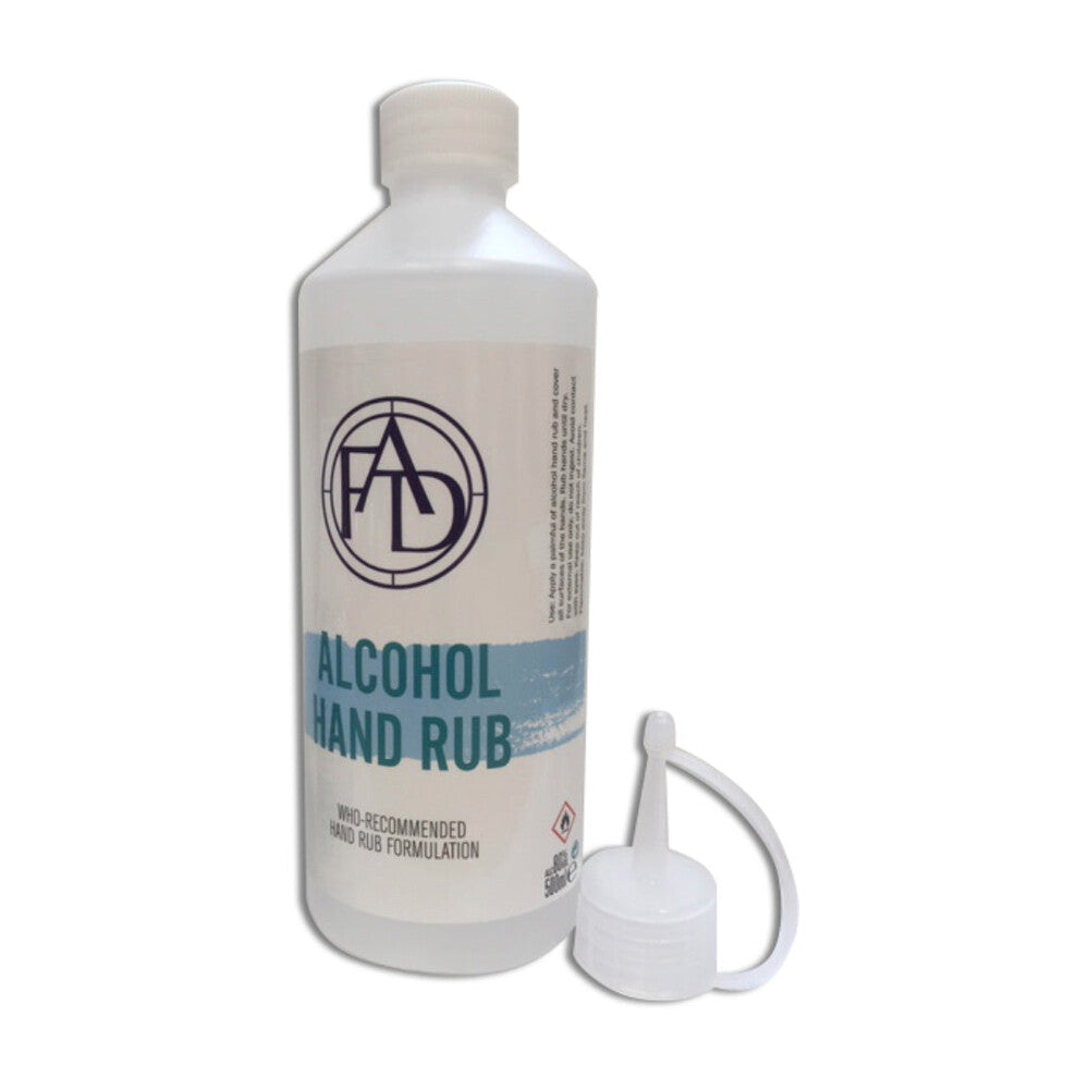 500ml 80% Alcohol Hand Rub Sanitiser