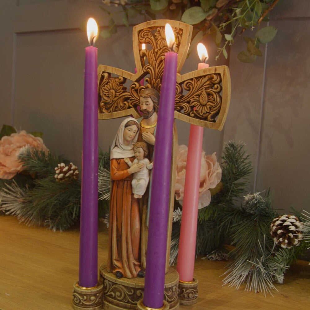 Holy Family Advent Candleholder
