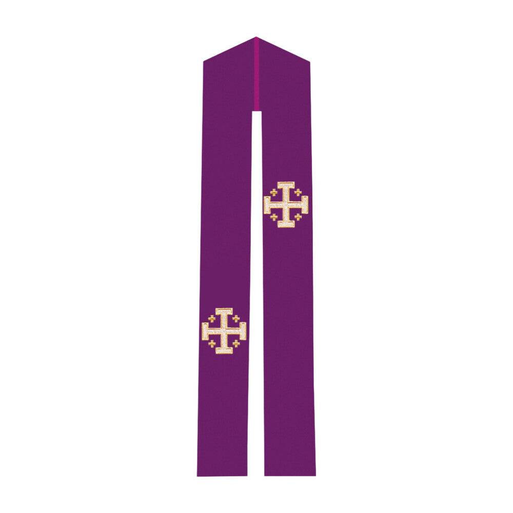 Jerusalem Cross Overlay or Deacon Stole