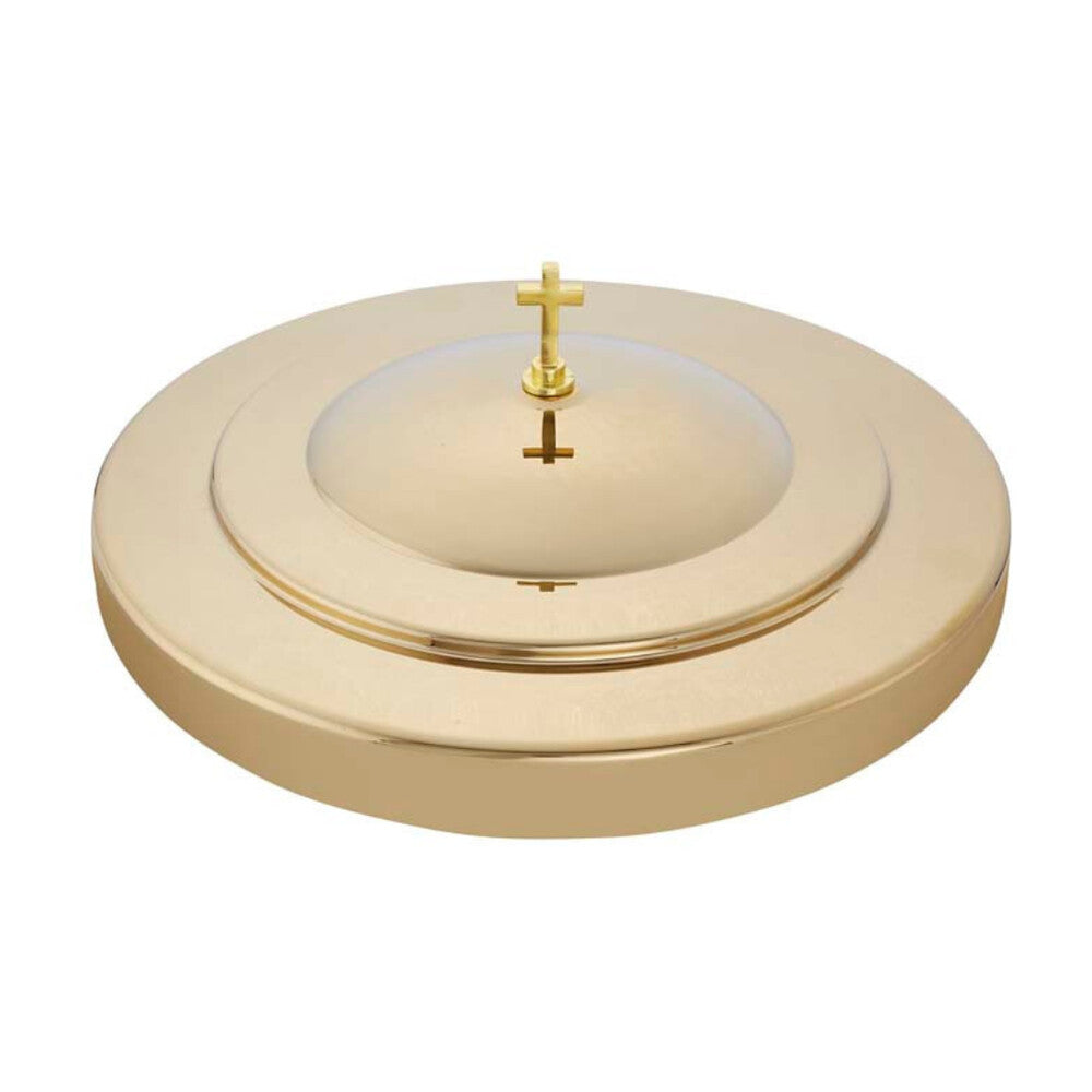 Brass Finish Communion Tray Cover