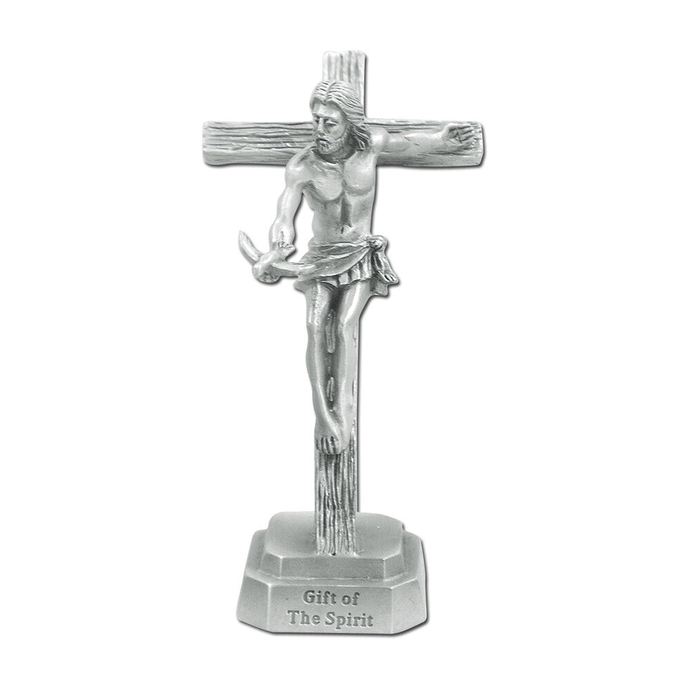 3 1/4" Pewter Gift Of The Spirit Crucifix Style JC6080E