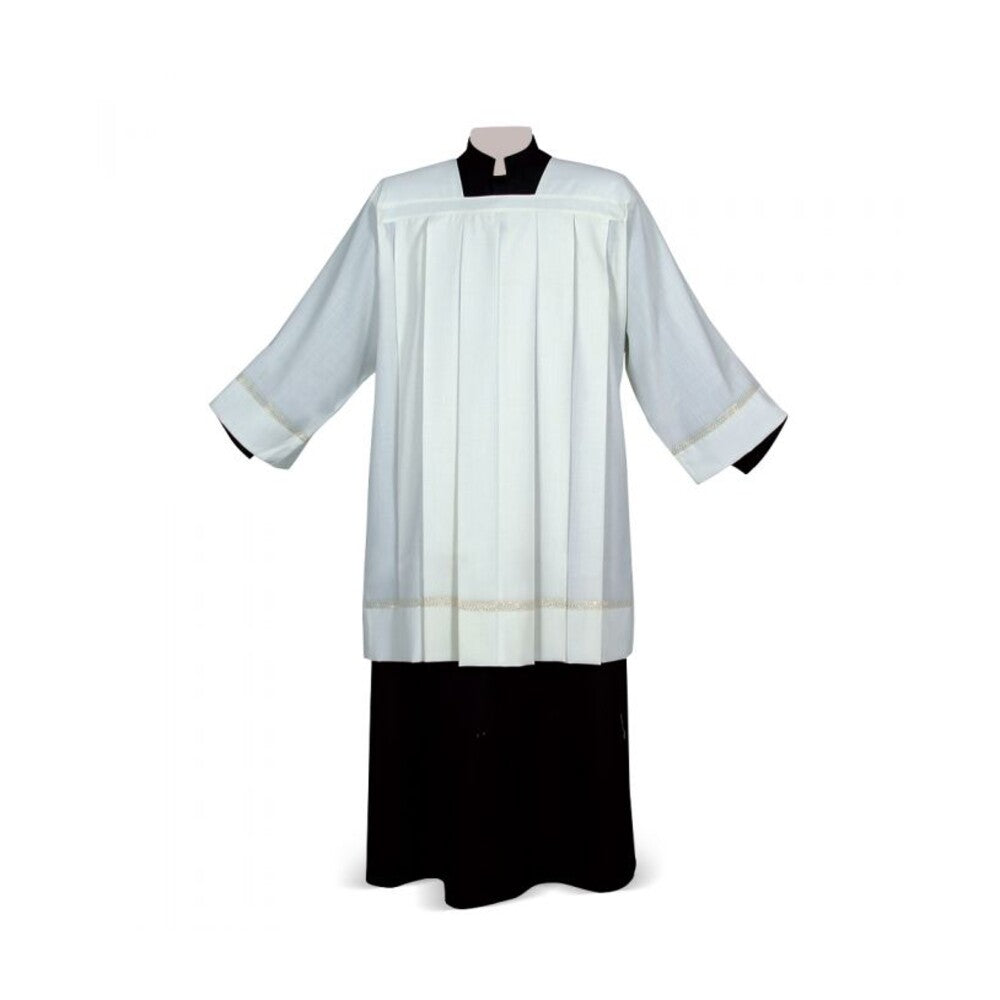 Finto Gigliuccio Ivory Cotta with Single Embroidered Band