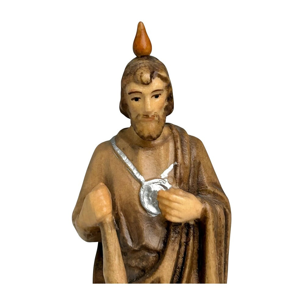 Statue of Saint Jude Thaddeus Carved in Val Gardena Wood