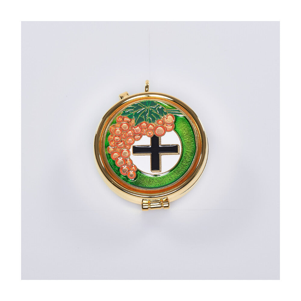 Grapes & Cross 8/15 Capacity Pyx