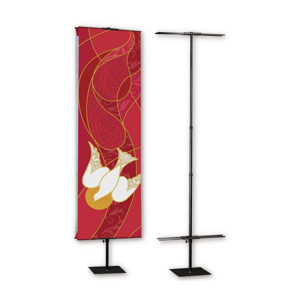 Double Metal Banner Stand