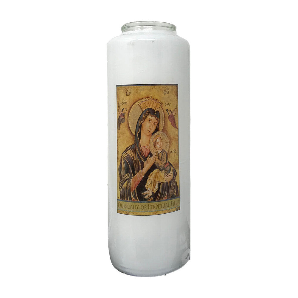 6 Day Our Lady of Perpetual Help Glass Devotional Light