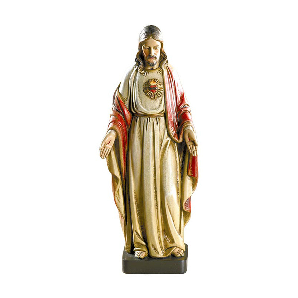 8" High Sacred Heart Statue