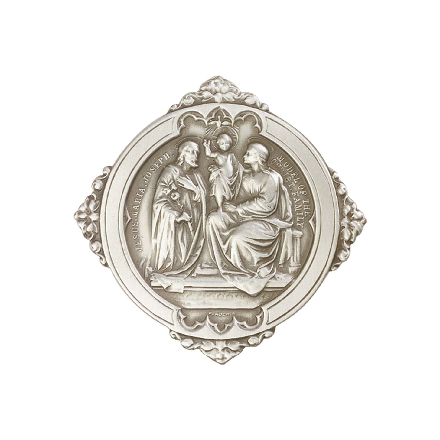 Holy Family Visor Clip