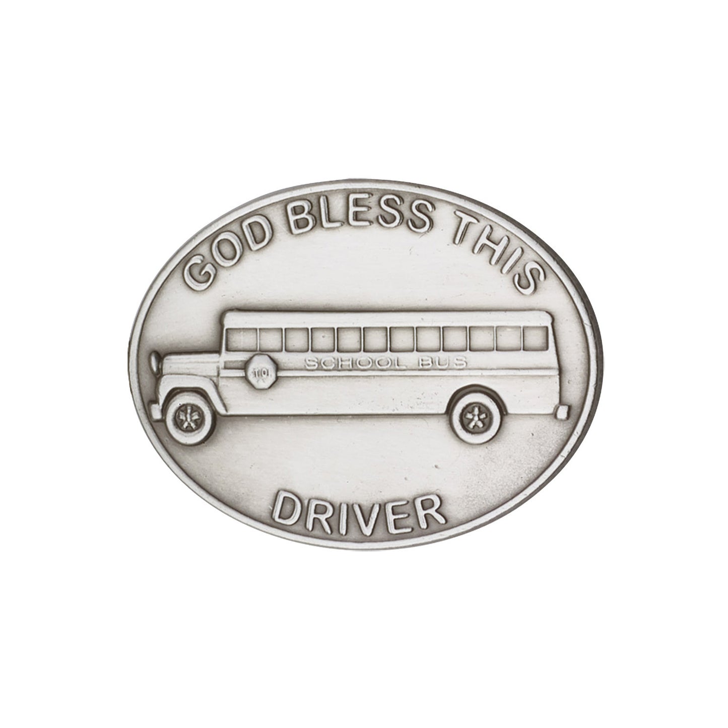 God Bless This Bus Driver Visor Clip