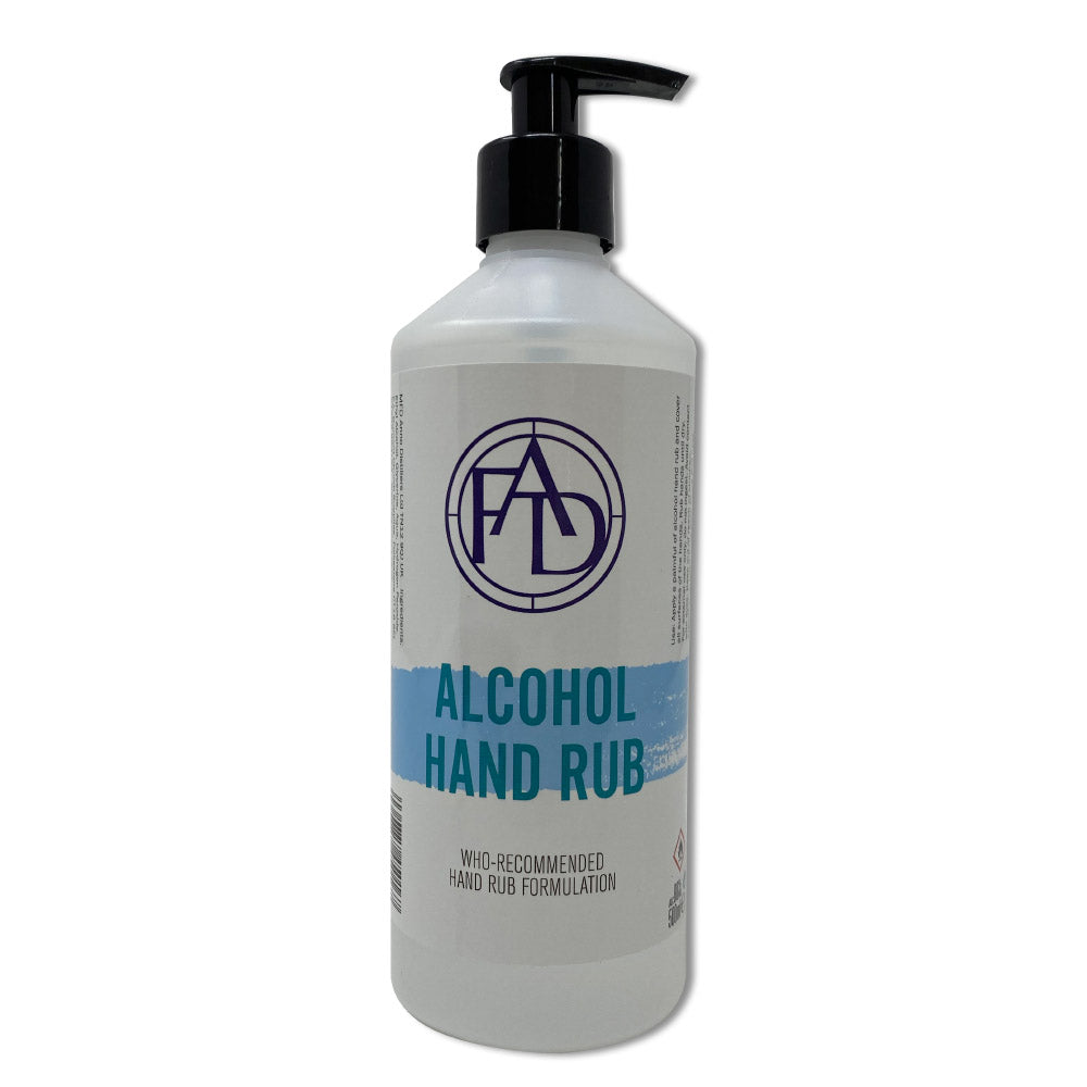 500ml 80% Alcohol Hand Rub Sanitiser
