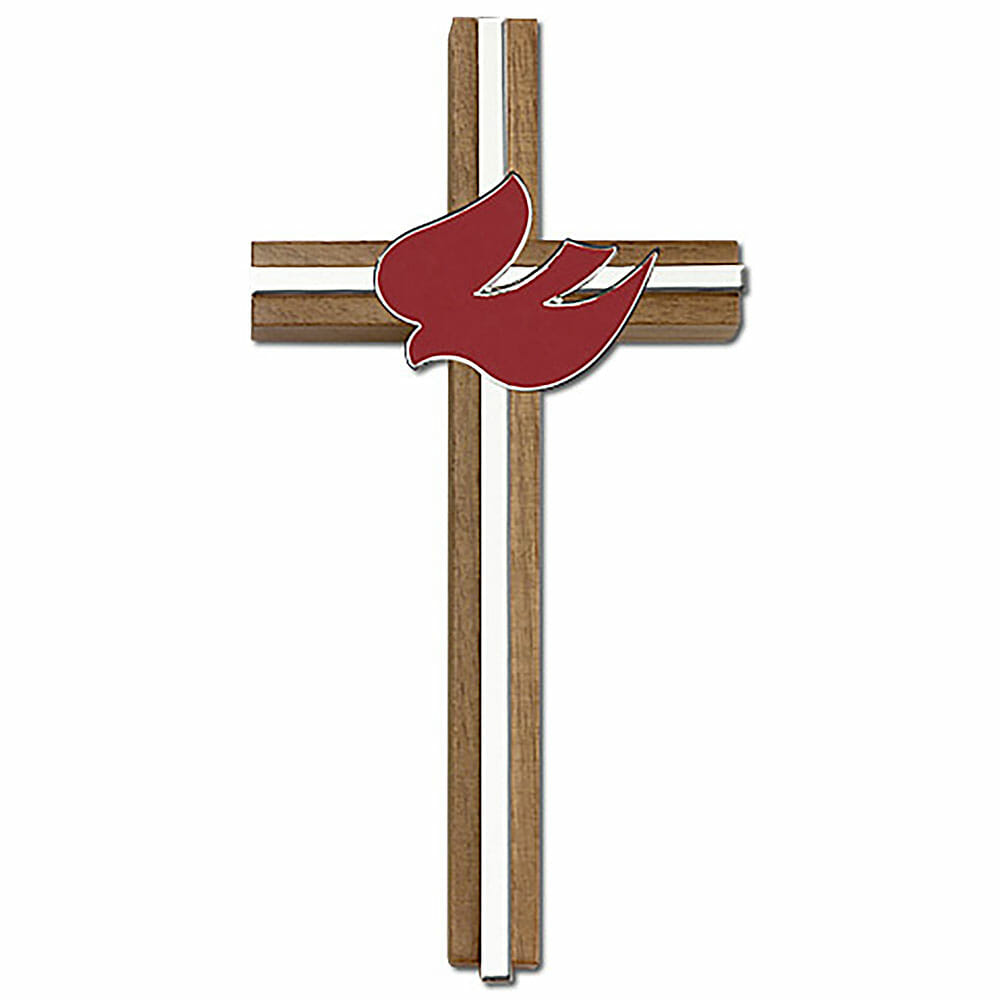 Holy Spirit 6" Wood Cross 5010