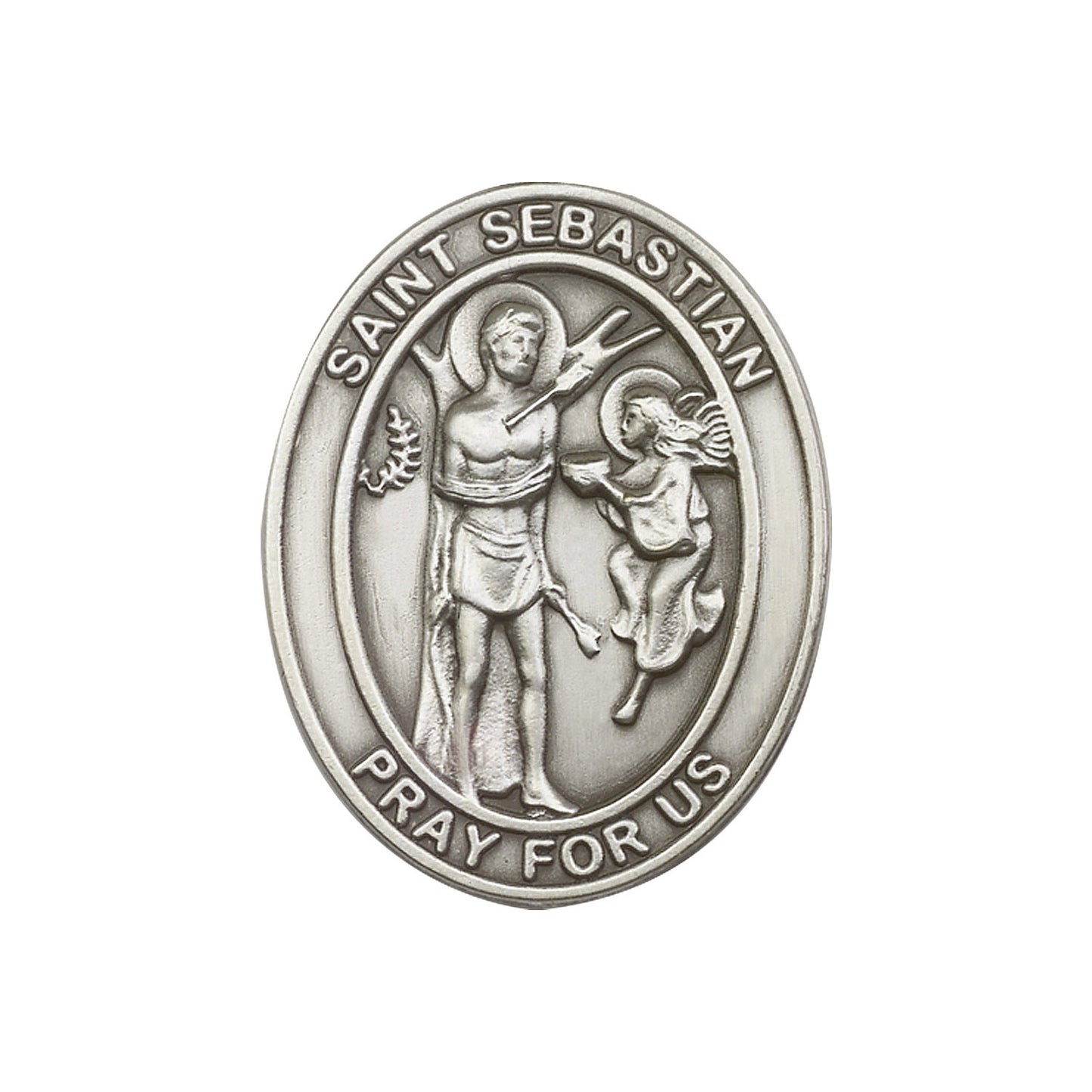 St. Sebastian Visor Clip