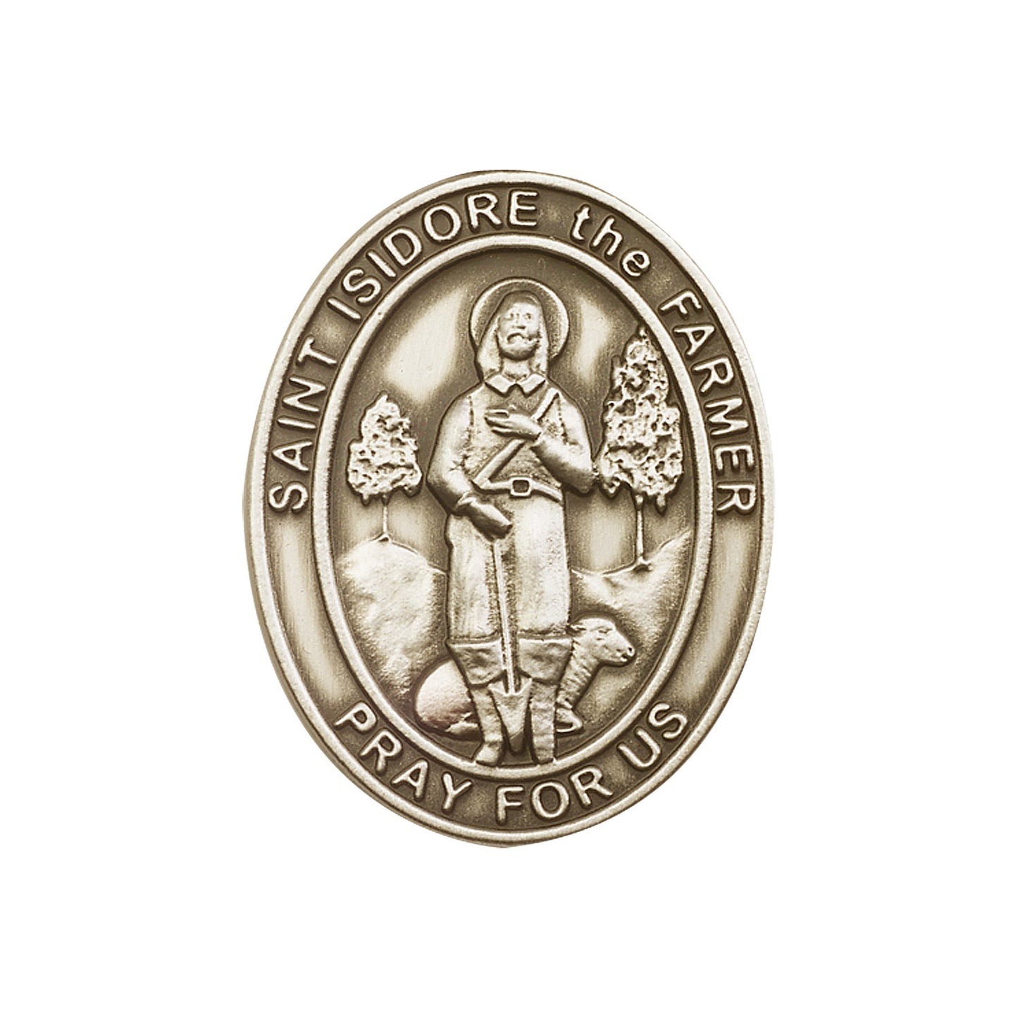 St. Isidore the Farmer Visor Clip