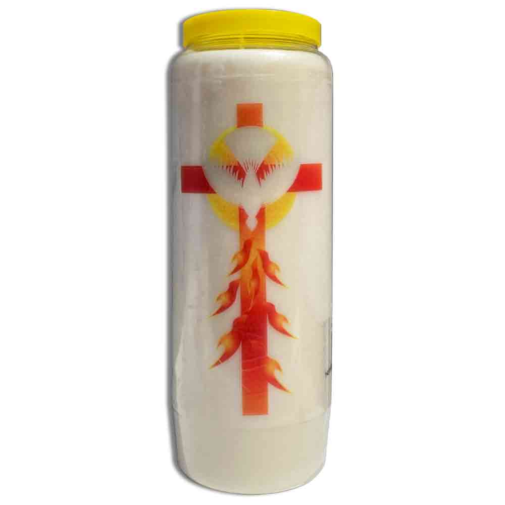 Pentecost Cross Design, 9 Day Sanctuary Light