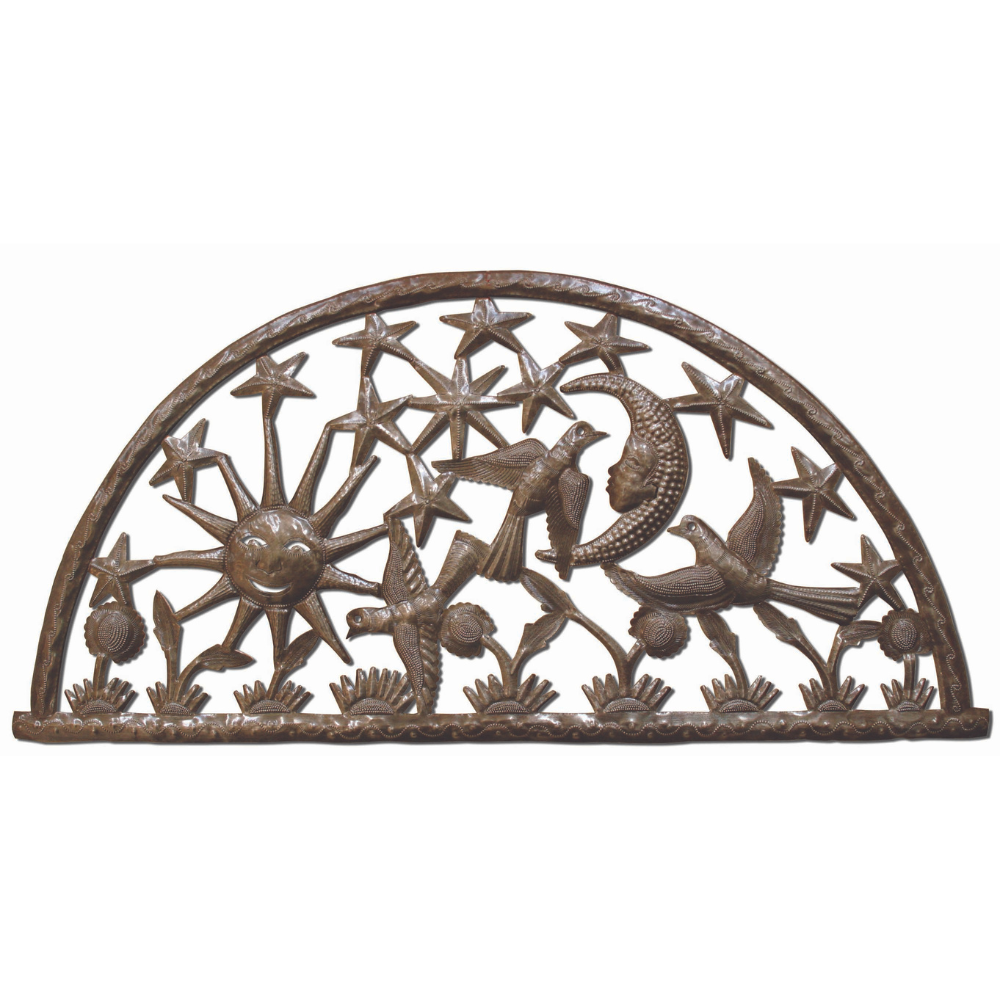 34in Arch of Stars Metal Art