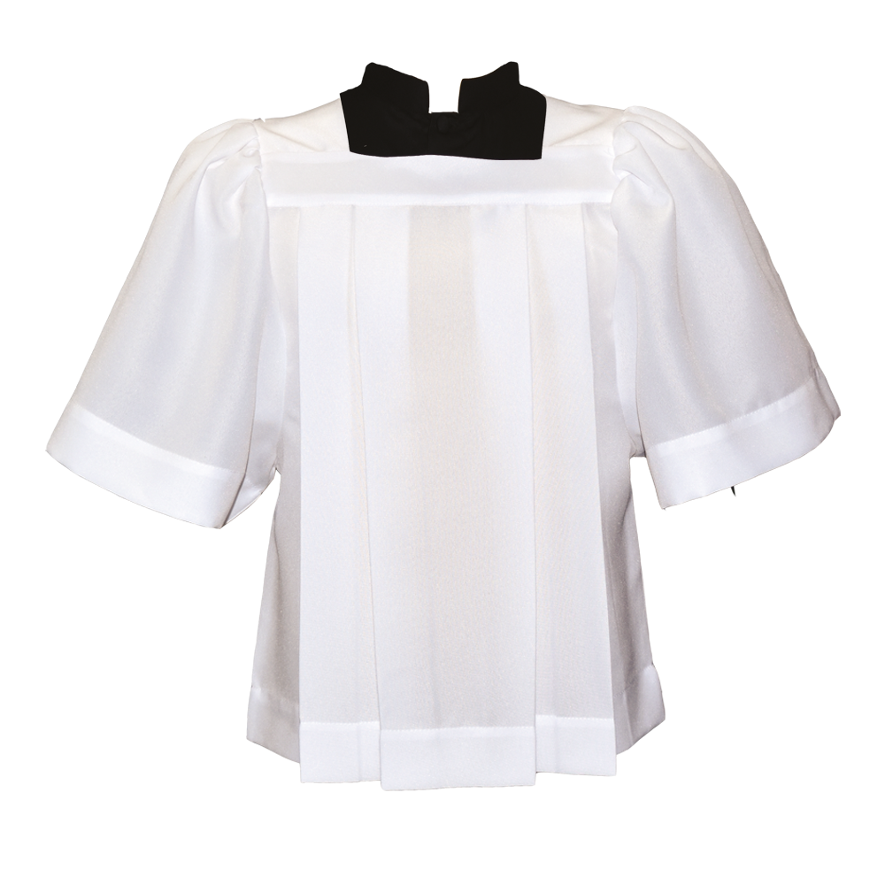 Altar Server Square Neck Pleated Surplice