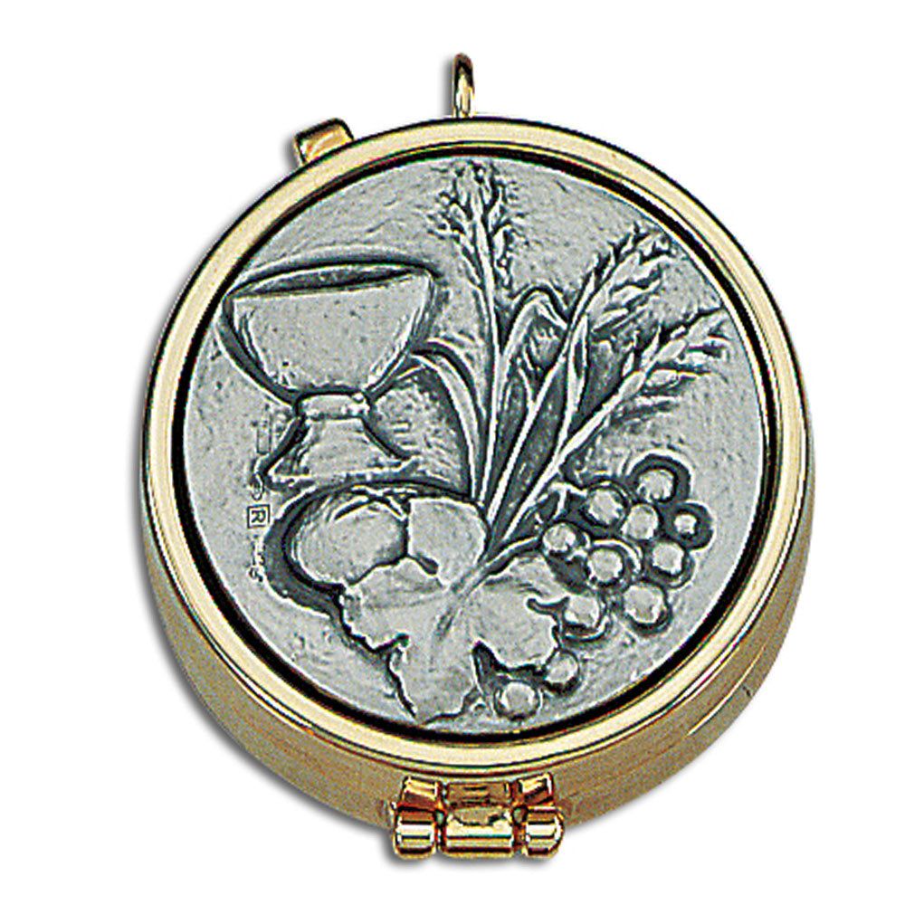 Chalice, Wheat & Grapes 15 Capacity Pyx