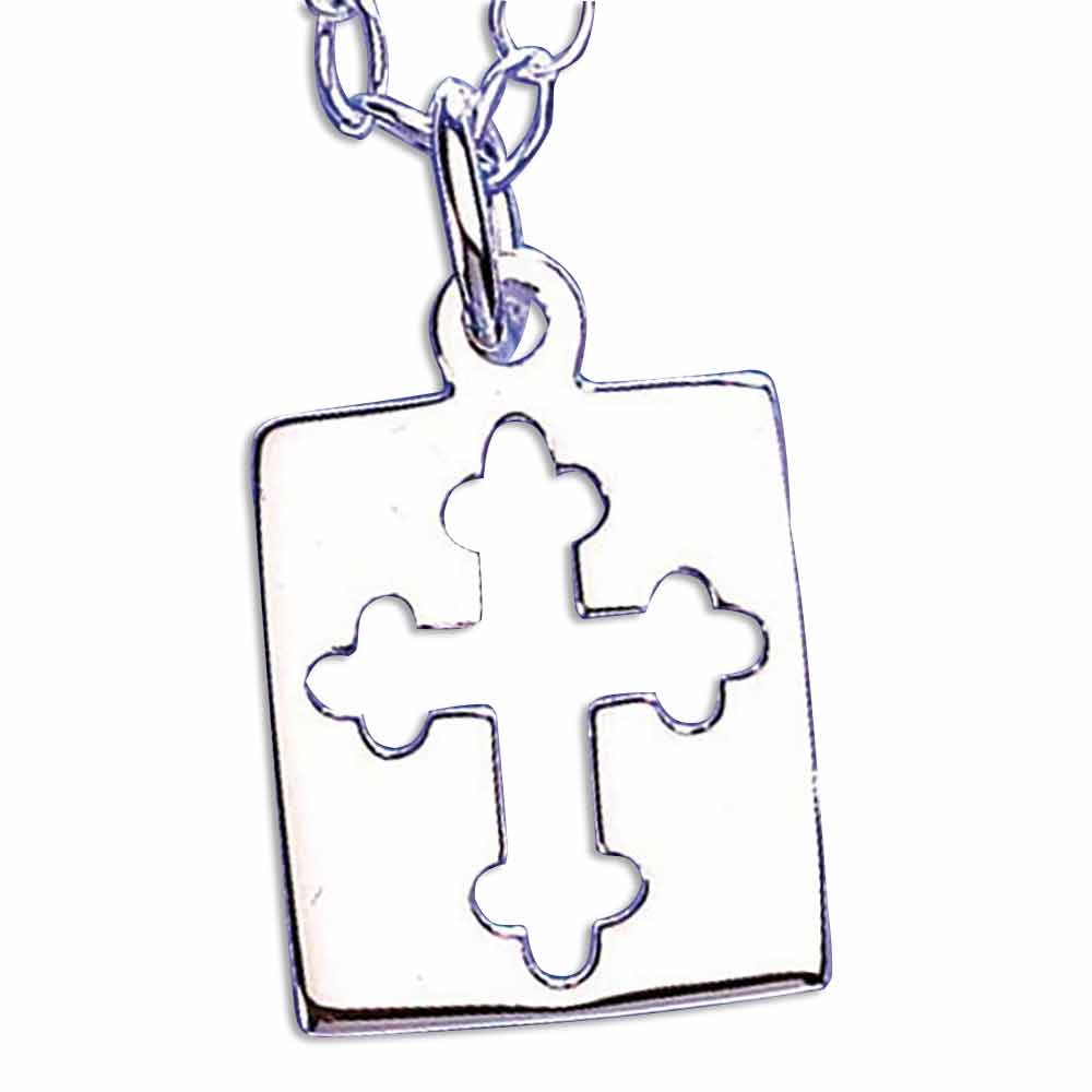 Trefoil Shield Necklace