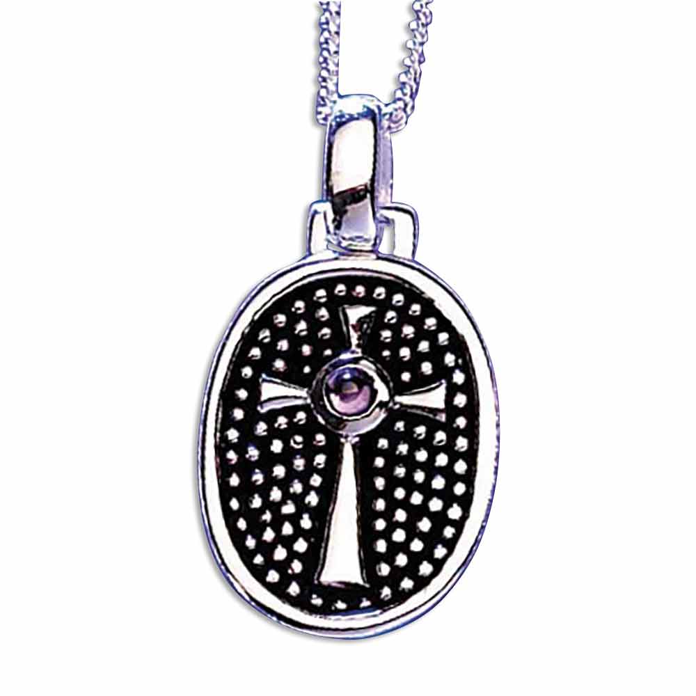 Pilgrim's Cross with Amethyst Necklace