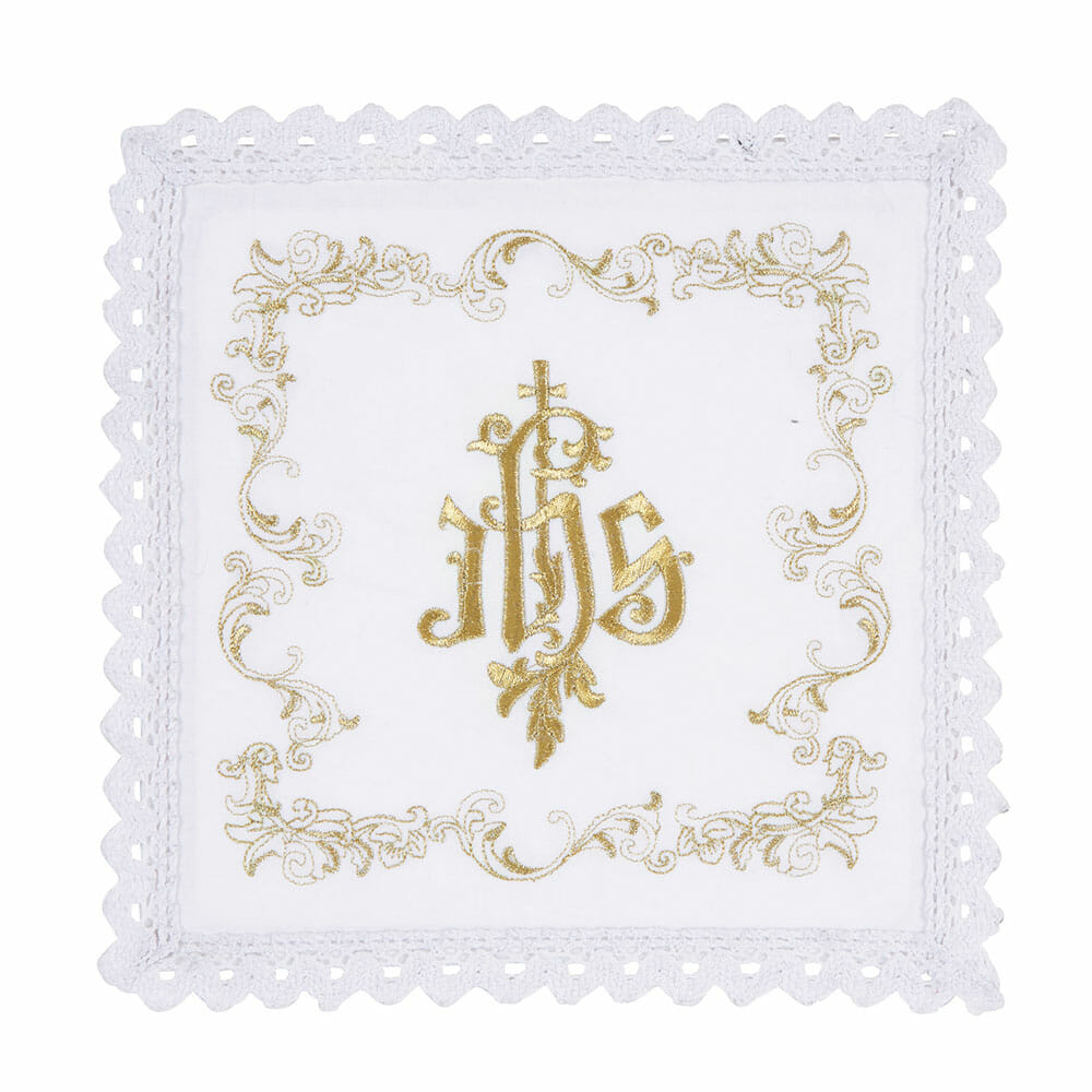 Embroidered IHS Altar Linen Gift Set