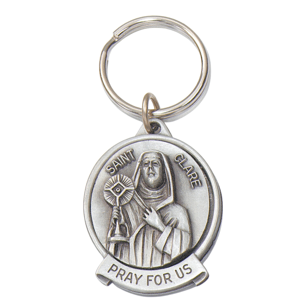 St Clare Keyring