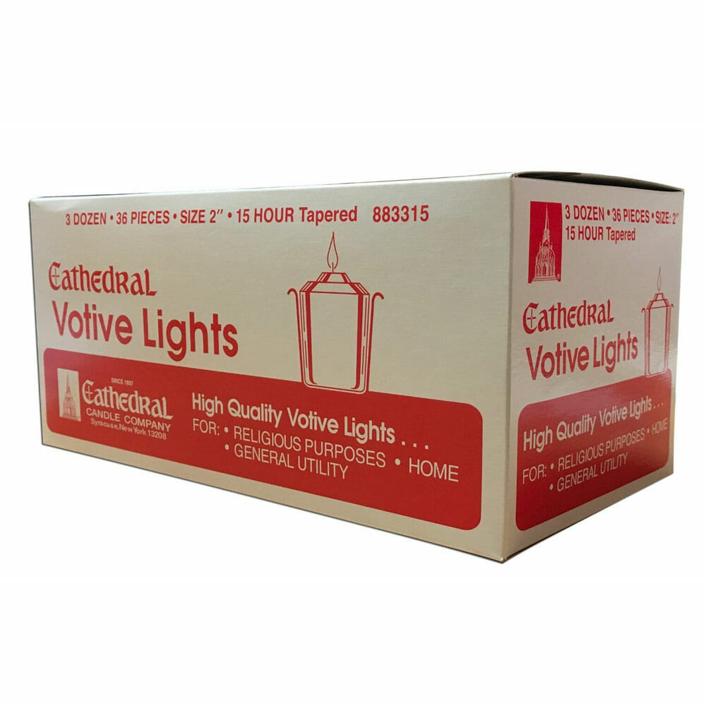 15 Hour Tapered Votive Candles