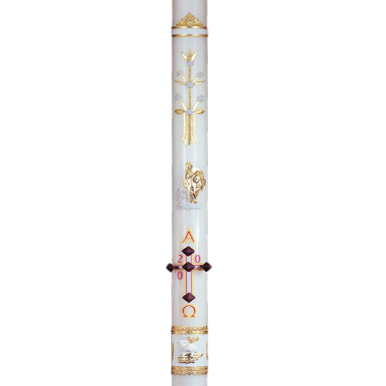 Ornamented Paschal Candle