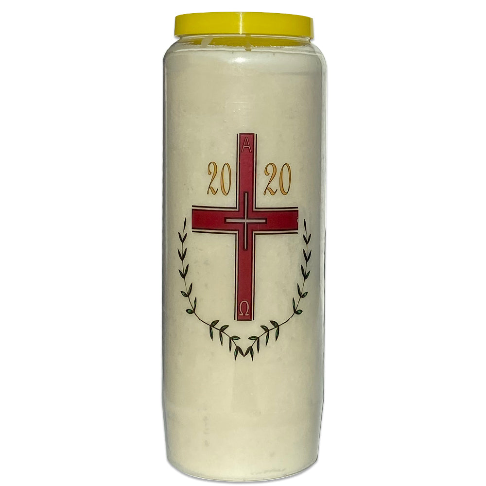 9 Day Candle with Easter Transfer