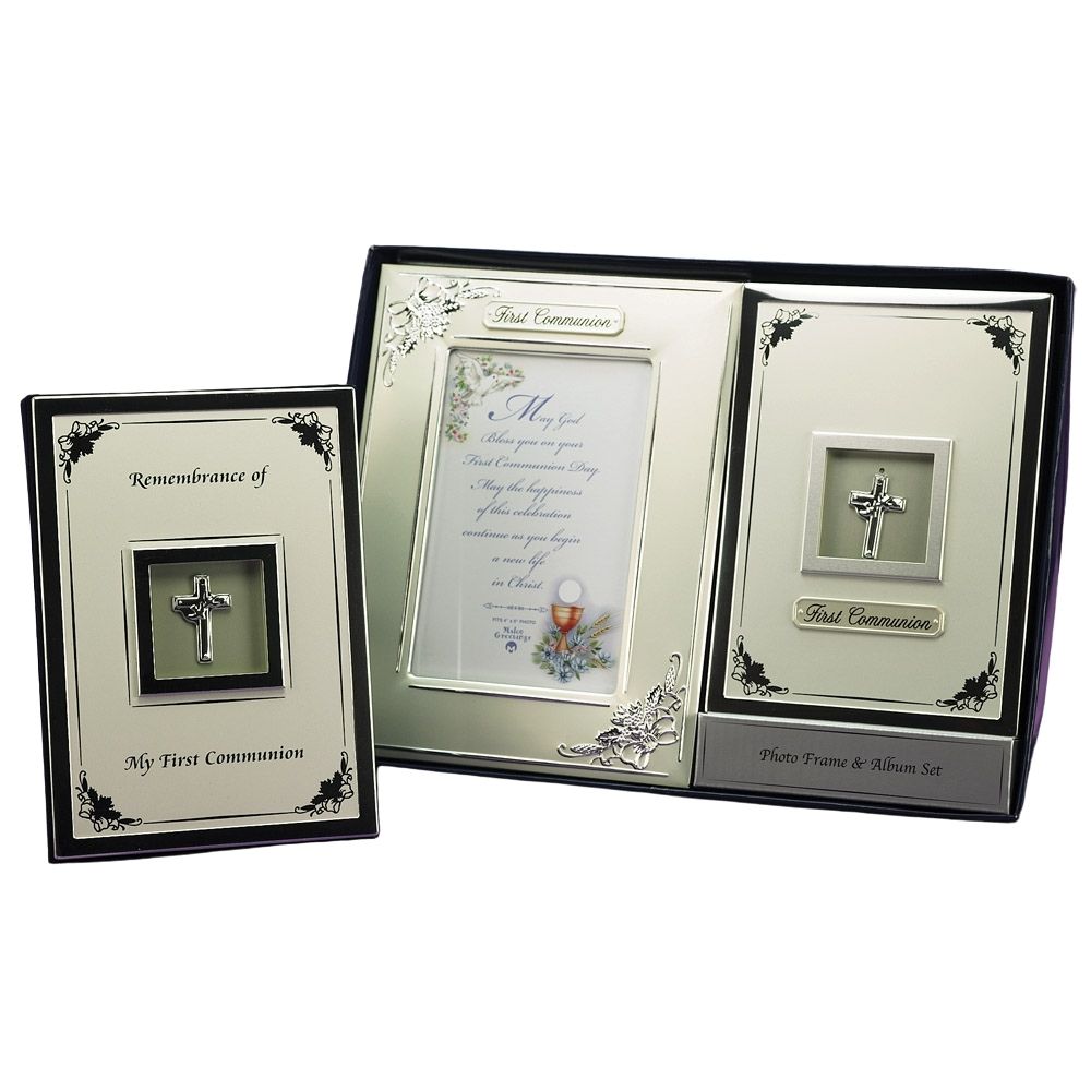 Communion Frame and Photo Album Set