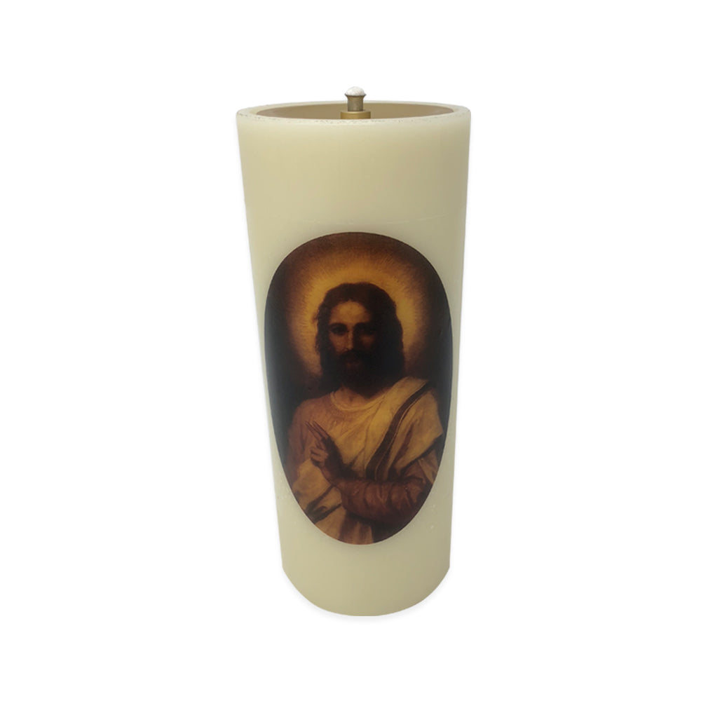 Chalice and Wheat Paschal Candle