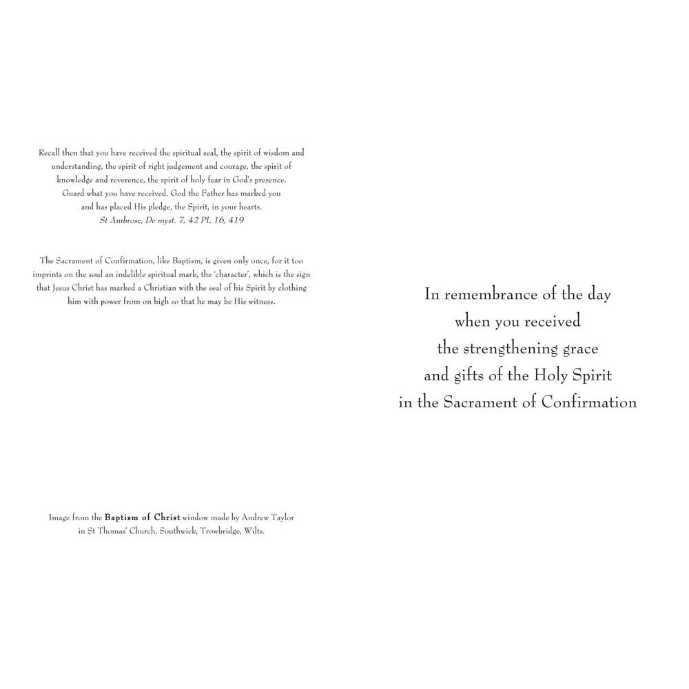 5 7/8” High Confirmation Card, DVCONC