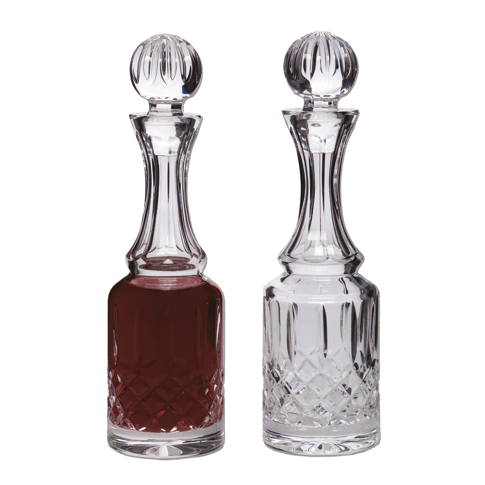 8 3/8" High Lead Crystal Cruet Set, Style CB9