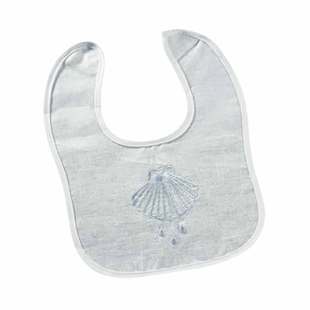 10" High Shell Baptismal Bib