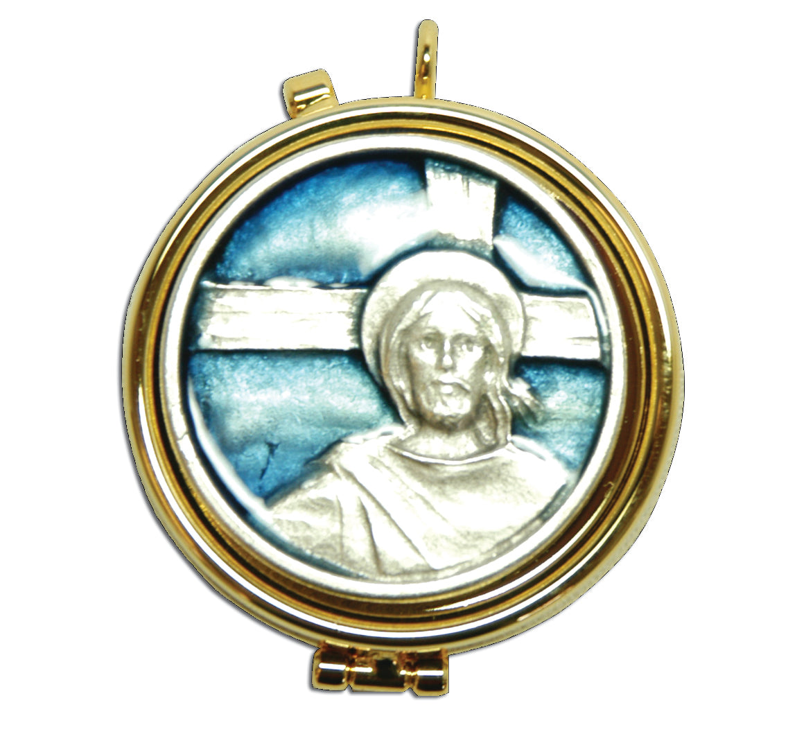 Jesus with Cross 15 Capacity Pyx