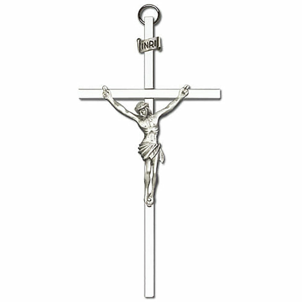Crucifix 6" Metal Wall Cross 4580