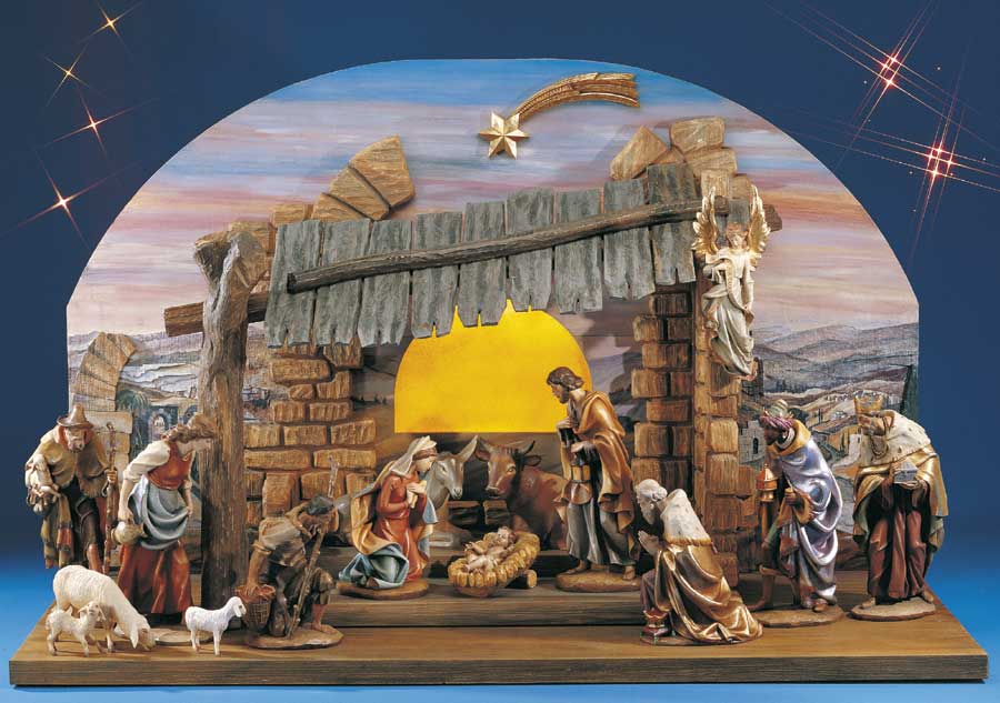 24" & 30" Scale Nativity by Demetz