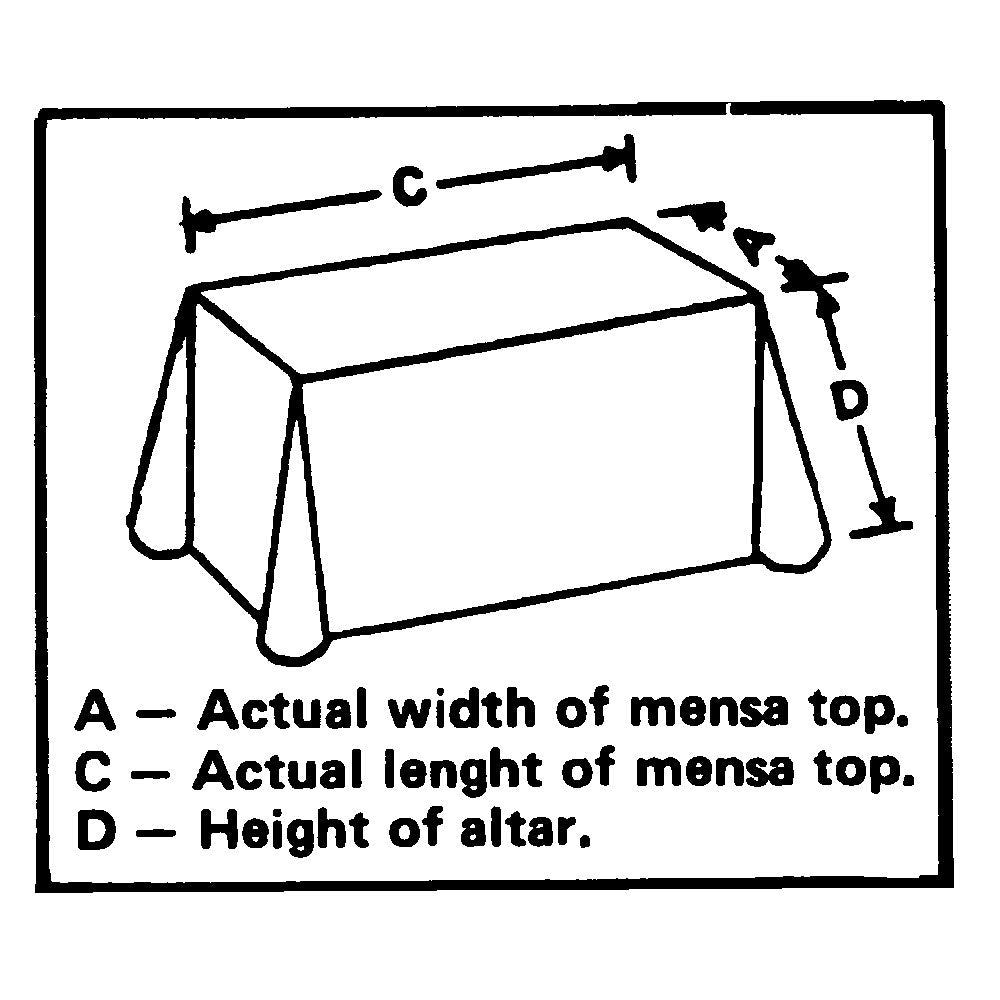 Plain Laudian Frontal